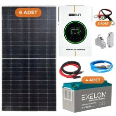 Yapısolar 6 kW Mppt Monofaze Hazır Solar Enerji Paketi