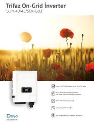 Deye 50kw Trifaze Ongrid İnverter