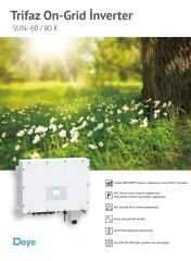 Deye 80Kw Trifaze Ongrid İnverter