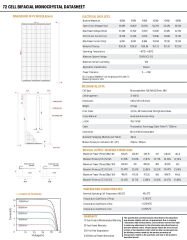 Lexron 470 W Mono Perc Bifacial Monokristal Güneş Paneli