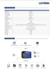 Lexron 12V 1000W Tam Sinüs UPS İnverter