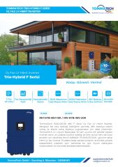 TommaTech F Serisi 15kW 48V Trifaze LV Hibrit İnverter