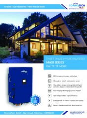 TommaTech Trio Hybrid M 50KW HV Maxi Trifaze On Grid İnverter
