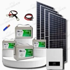 Yapı Solar 3 Kw Mppt Bağ Evi Hazır Güneş Enerjisi Paketi Tak Çalıştır