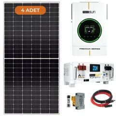 Mexxsun 4 kW Hazır Solar Enerji Paketi Lityum Depolamalı
