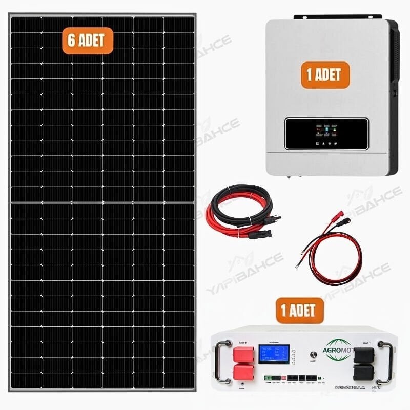 Yapı Solar 6.2 Kw Lityum Hazır Solar Enerji Paketi 2