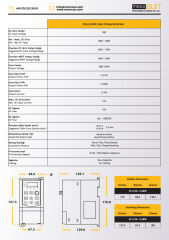 Mexxsun 3hp 2,2 Kw Solar Pompa Sürücüsü Trifaze