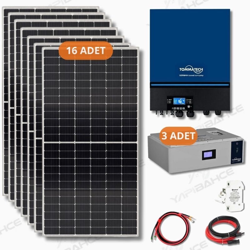 Yapı Solar TommaTech 15 Kw Lityum Akülü Hazır Solar Enerji Paketi 3