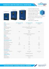 TommaTech New Pro 5 kW 48V MPPT 1Faz Akıllı İnverter 120-450 VDC