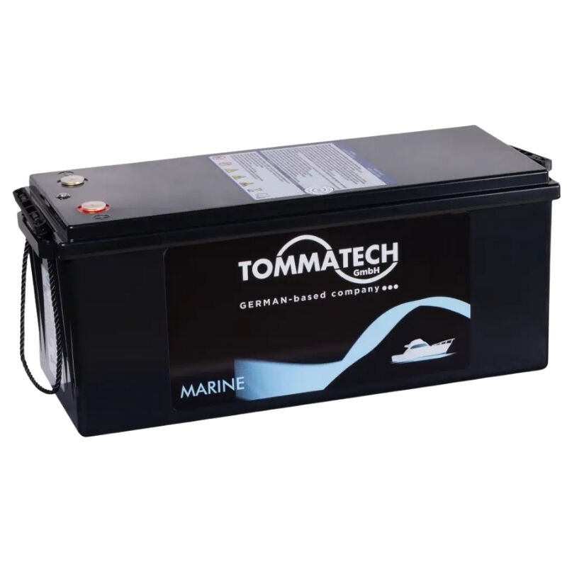 TommaTech 12.8 V 280 AH Marin Bluetooth Lityum Batarya 8000 Cycle