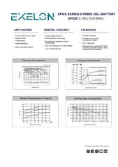Exelon 12 Volt 100 Amper Jel Akü Derin Döngü Deep Cycle