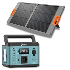 Orbus 300 W Taşınabilir Güç Kaynağı Katlanabilir Panel Paketi