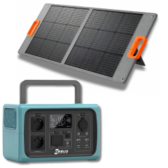 Orbus 600 W Taşınabilir Güç Kaynağı Katlanabilir Panel Paketi