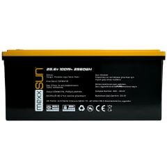 Mexxsun 25.6 V 100 AH Lityum Akü