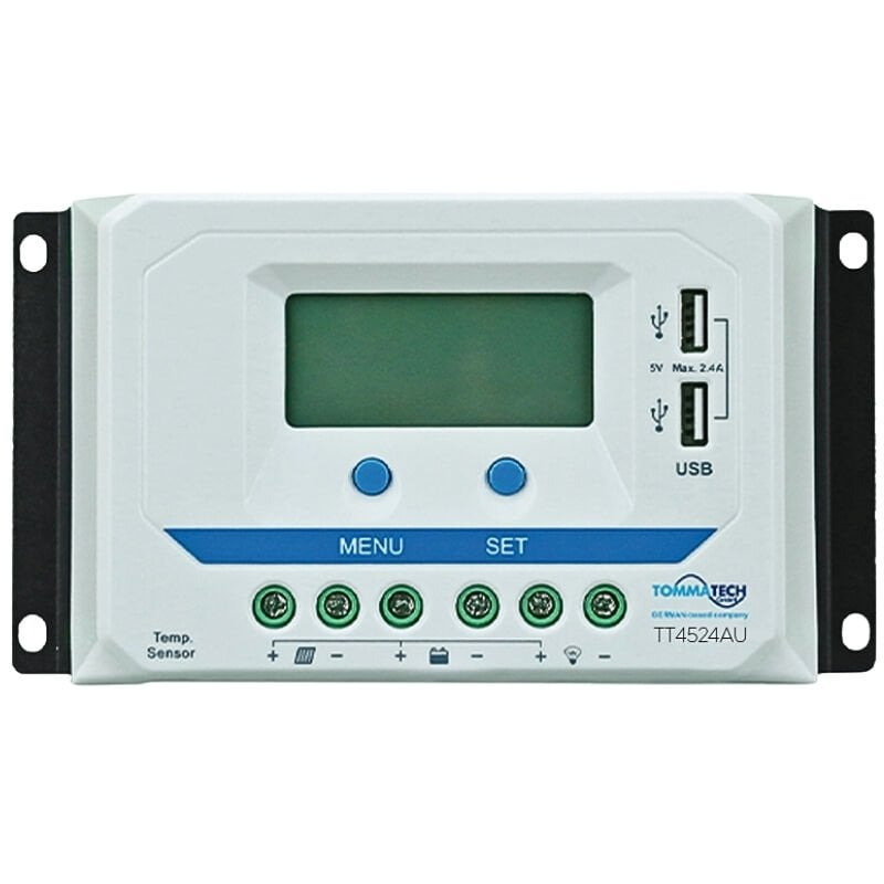 TommaTech 45A 12/24 2USB PWM Şarj Kontrol Chz.