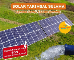 Yapı Solar 7.5 HP 5.5 KW Tarımsal Sulama Sistemi Paketi