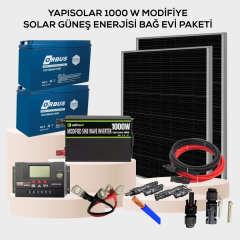 Yapısolar 1000 W Solar Güneş Enerjisi Bağ Evi M Paketi