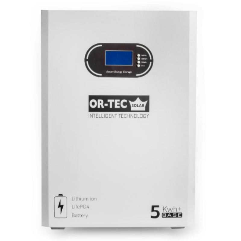 Ortec 51.2 V 100 Ah Truva Serisi Lityum LiFePO4 Batarya Duvar Tipi