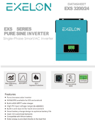 Exelon 3KW 24V Akıllı İnverter MPPT (400VDC)
