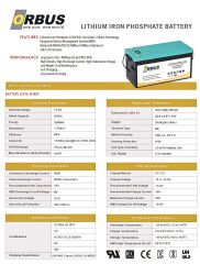 Orbus 12.8 V Volt 200 Ah Amper 2560 Wh Lityum Batarya Lifepo4 Lityum Akü