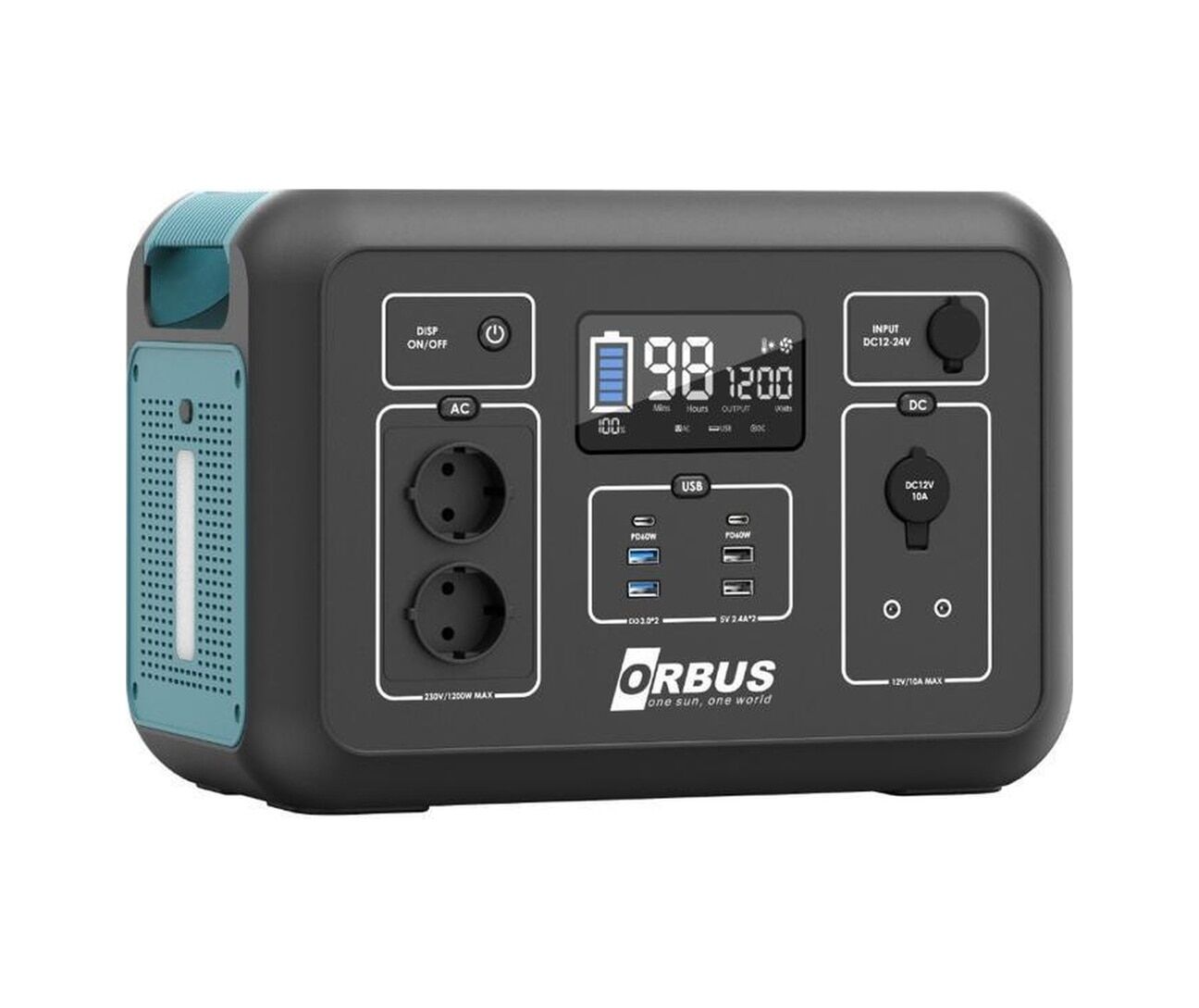 Orbus 1200w Taşınabilir Güç Kaynağı Power Station