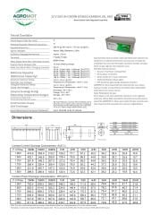 Agromot 12v 200 Ah Jel Akü