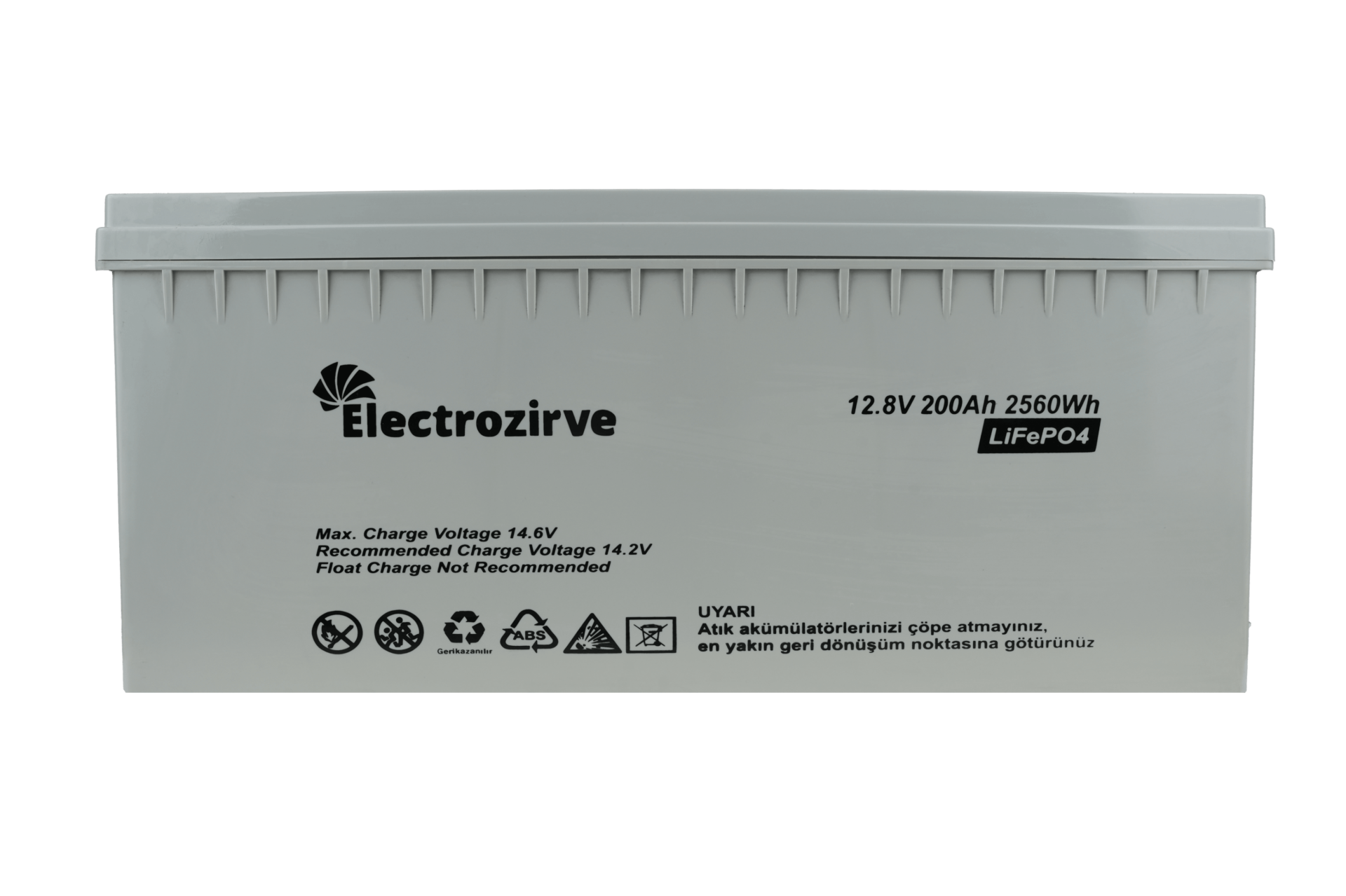 Electrozirve 12.8V 200Ah Lityum Akü (LifePO4)