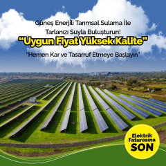 Yapı Solar 3 HP 2.2 KW 220 Volt Tarımsal Sulama Sistemi Paketi