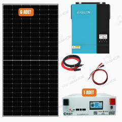 Yapı Solar 6.2 Kw Lityum Hazır Solar Enerji Paketi