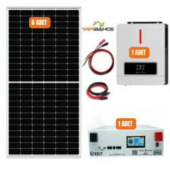 Yapı Solar 6.2 Kw Lityum Hazır Solar Enerji Paketi
