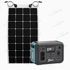 Yapı Solar Orbus 1200 W Taşınabilir Güç Kaynağı Power Station 110WP Esnek Panel Paketi