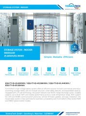 TommaTech 40 KW Modüler HV Yüksek Voltajlı Enerji Depolama Sistemi