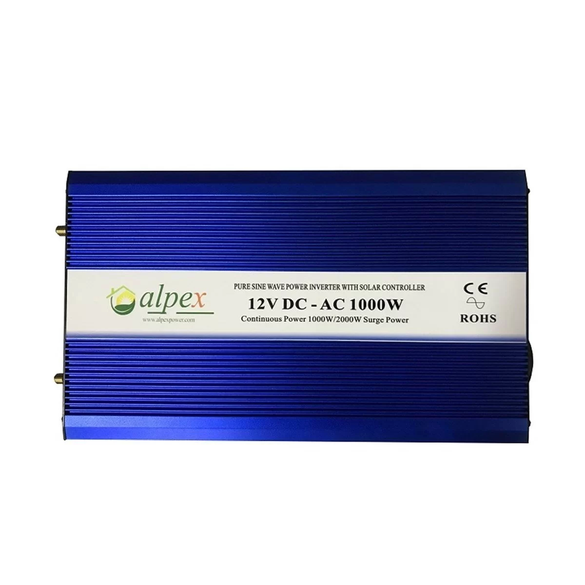 Alpex 1000 Watt 12 Volt Digital Ekranlı Şarj Regülatörlü Tam Sinüs İnverter