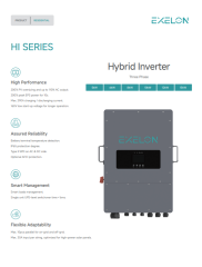 Exelon 12 kW Trifaze LV 48V On Grid Hibrit İnverter