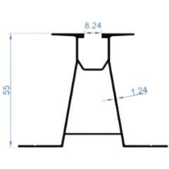 Yapısolar Alüminyum 3 Metre Profil