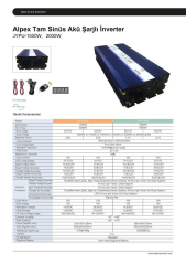 Alpex 2000 Watt 24 Volt Ups (şebeke Şarjlı) Tam Sinüs İnverter