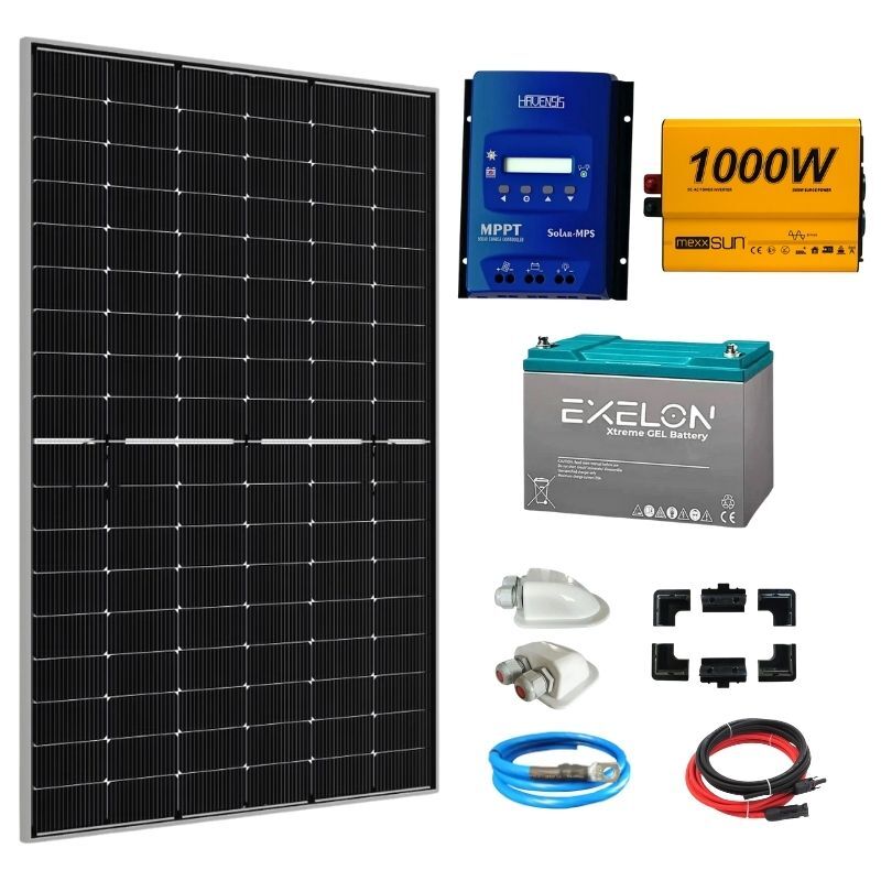 1 kW Karavan Solar Enerji Paketi