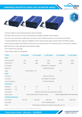 Tommatech Ups 2000 W Watt 12v Modifiye Sinüs Şarjlı İnverter