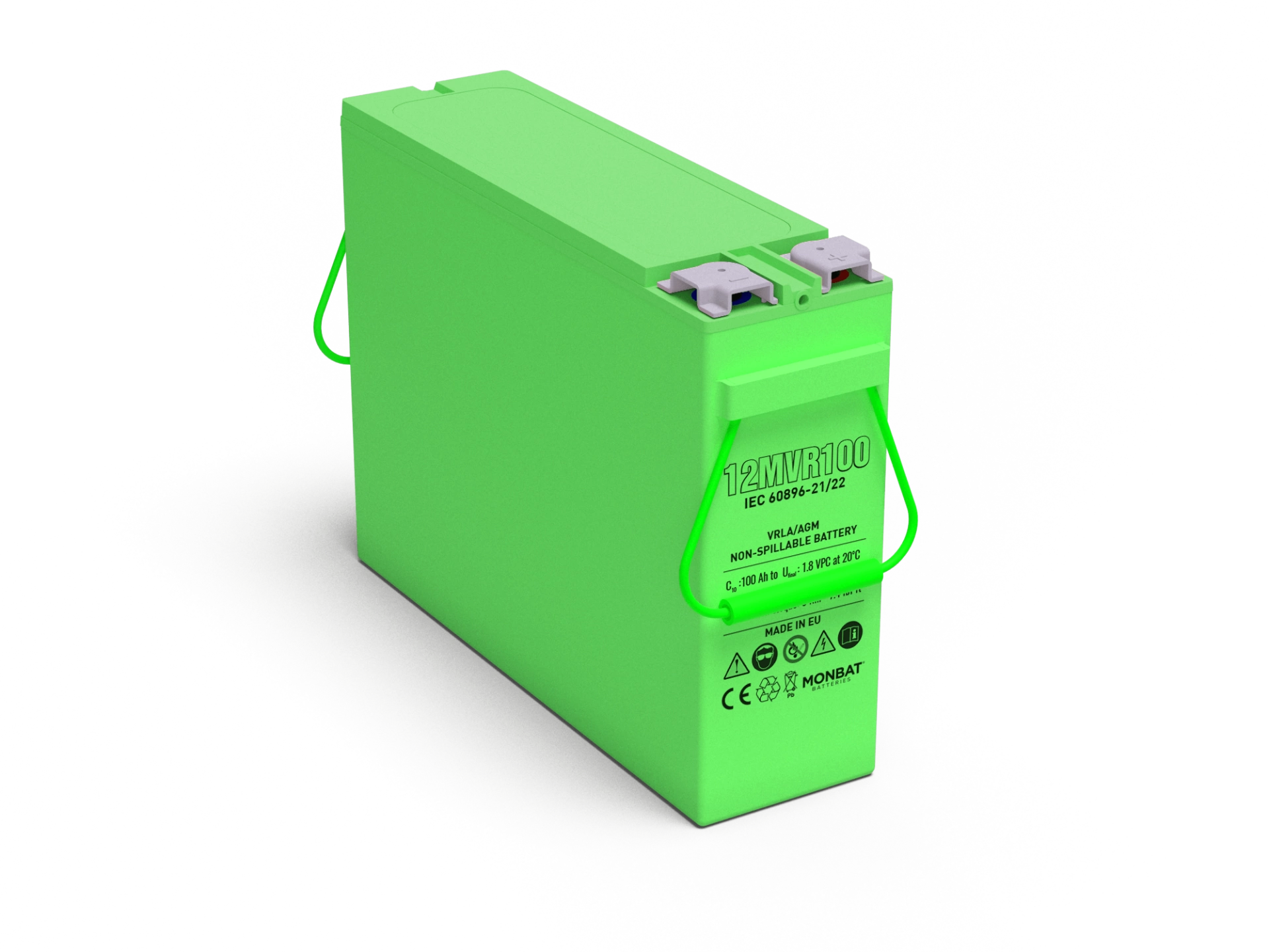 Monbat 12 Volt 100 Ah Agm Akü 12mvr100