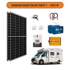 Karavan Solar Hazır Paket 1000 Watt 12 Volt