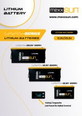Mexxsun Lityum Akü 12,8V 200AH (LiFePo4) 2560Wh