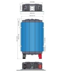 Cotek DC-AC 48V 1000W (Rack Mounth) Tam Sinüs Inverter
