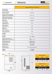 Mexxsun 150Hp 110 Kw Solar Pompa Sürücüsü Trifaze