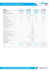TommaTech Hightech Power 3kWh Lityum Batarya