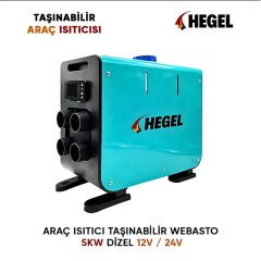 Hegel Taşınabilir Webasto 5KW DİZEL 12/24V Araç Isıtıcı