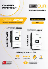 MEXXSUN 15 KW LV (48V) Hibrit Trifaze İnverter