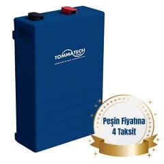 TommaTech 51.2V 100Ah LiFePO4 PB LFP Lityum Batarya