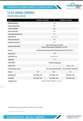 Tommatech Marine 12.8 V 200 AH LFP LİFEPO4 ABS+PC Kasa Lityum Batarya