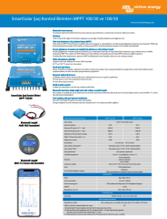 Victron SmartSolar 100/50 Mppt Solar Şarj Cihazı (Bluetooth) SCC110050210