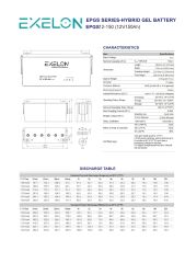 Exelon 12 Volt 150 Amper Jel Akü Derin Döngü Deep Cycle